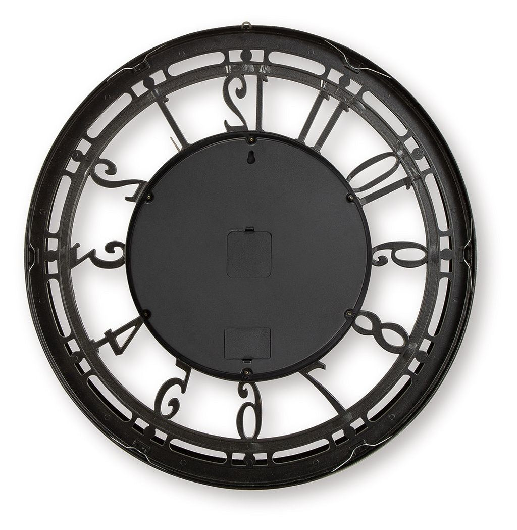 Gilover - Wall Clock - Champagne Finish by Unique Piece Furniture