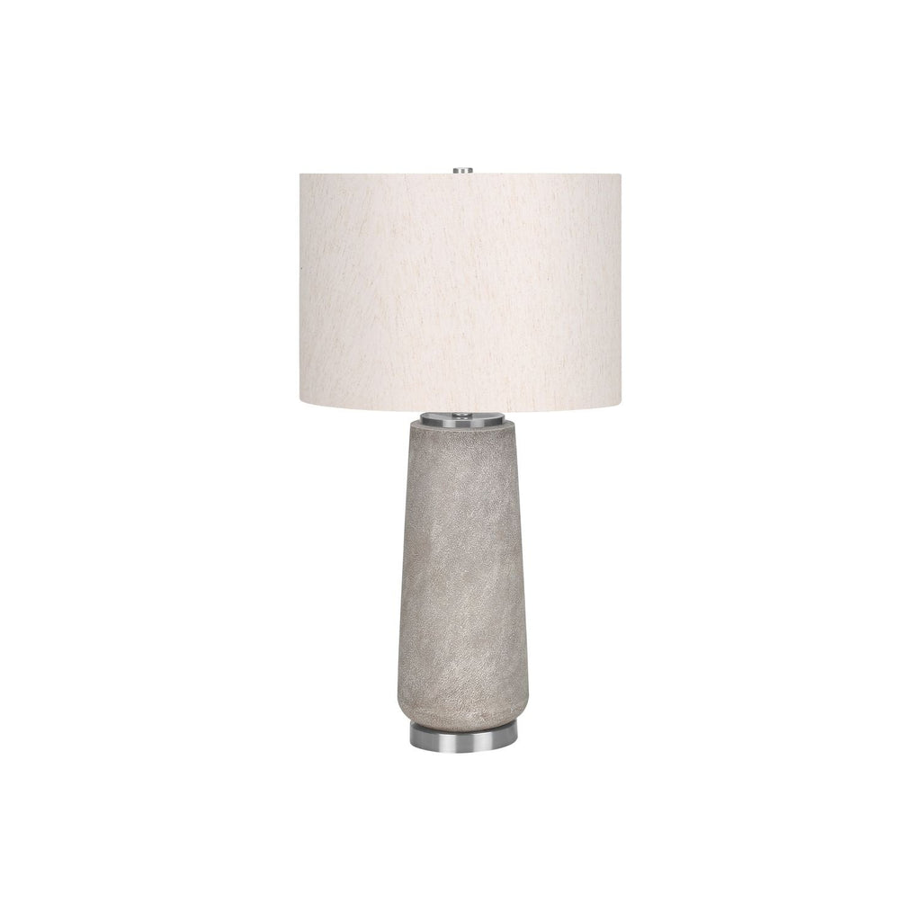 Lighting, Table Lamp, Resin, Modern - Gray by Unique Piece Furniture