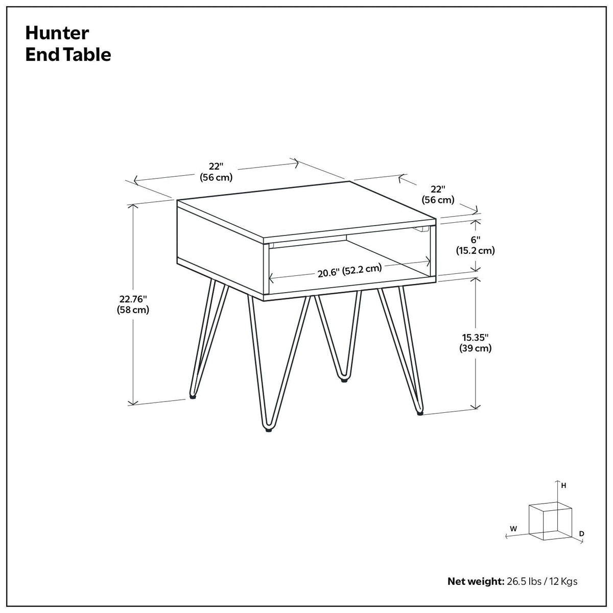 Hunter - End Table - Wood by Unique Piece Furniture