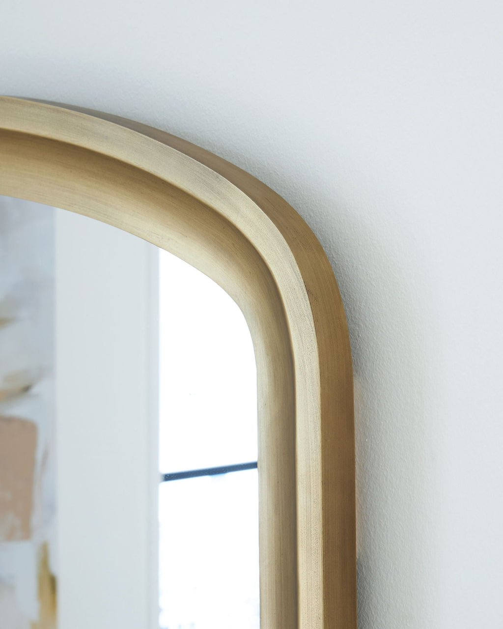Fintan - Floor Mirror - Gold Finish by Unique Piece Furniture