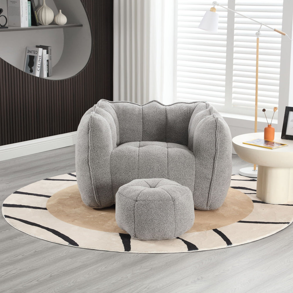 Soft Bean Bag Chair With High Resilient Foam by Unique Piece Furniture