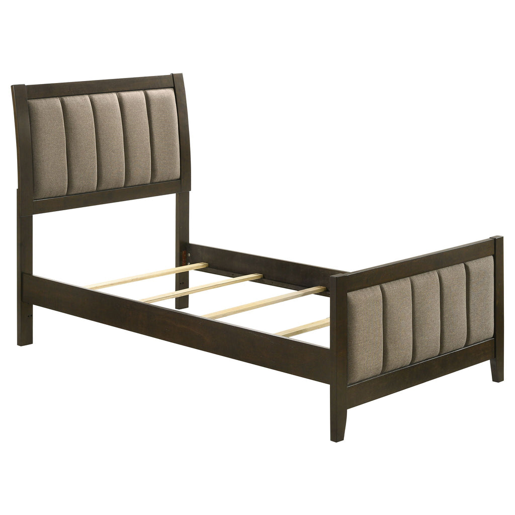 Wilkes 4-piece Twin Bedroom Set Dark Cocoa by Unique Piece Furniture