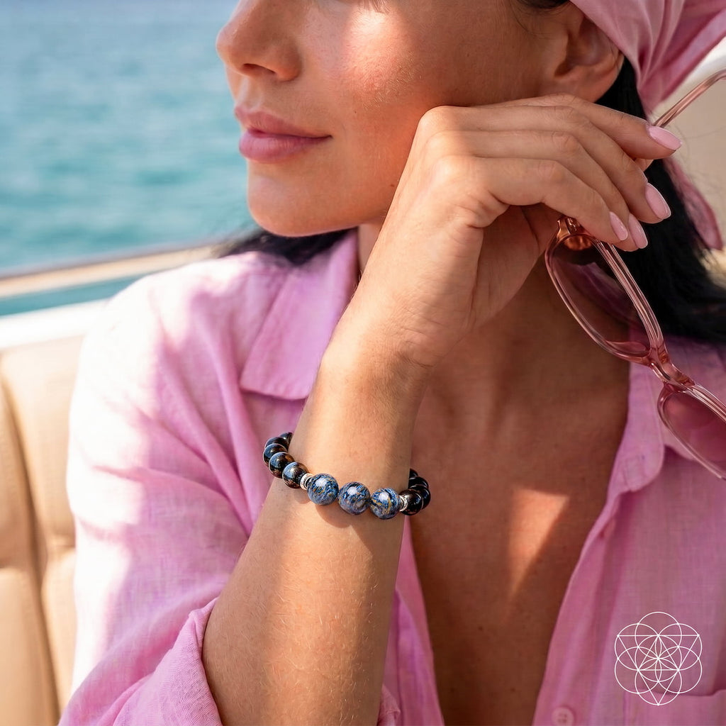 Shattered, Then Whole: Ultra-Rare Namibian Pietersite Bracelet by Conscious Items