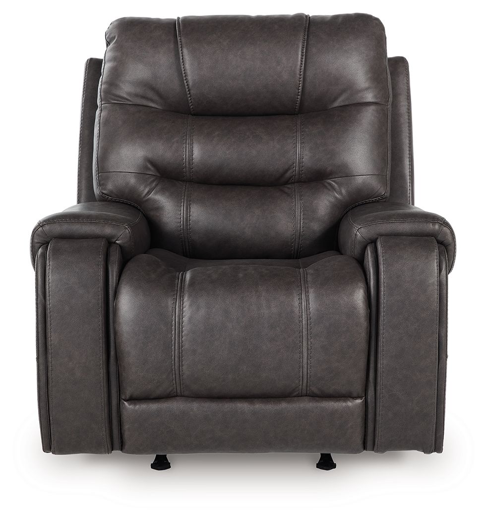 Femley - Rocker Recliner - Smoke by Unique Piece Furniture