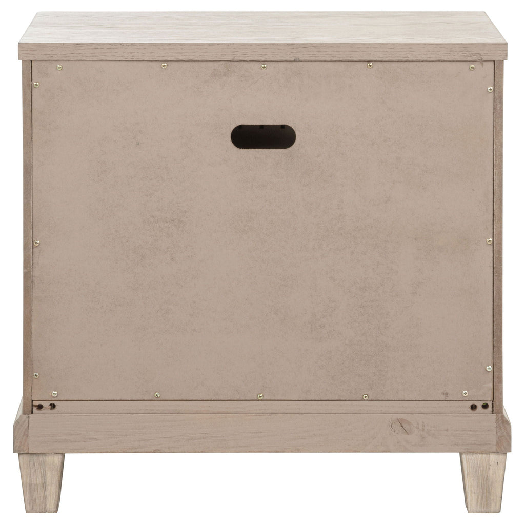 Pembroke 2-drawer Nightstand Bedside Table Washed Oak by Unique Piece Furniture