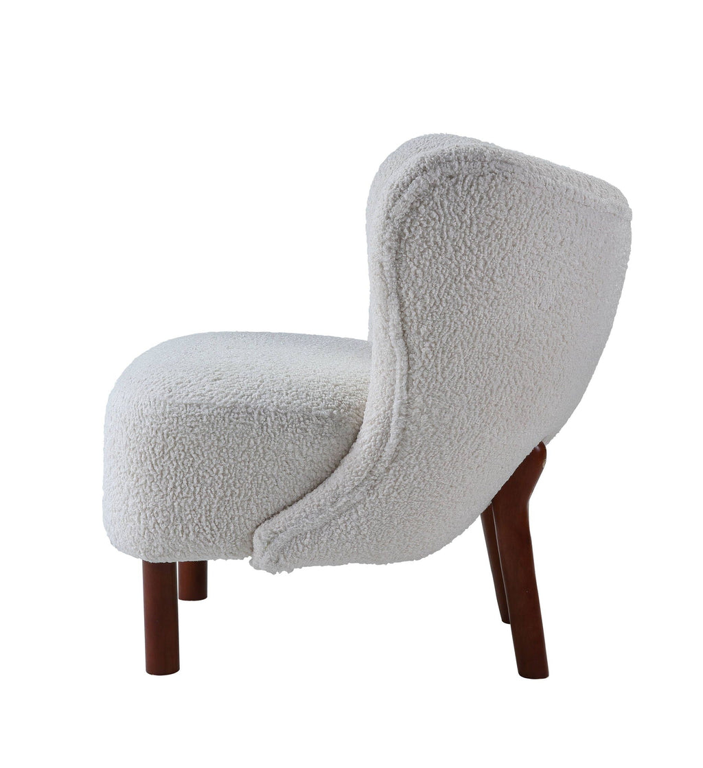 Zusud - Teddy Sherpa Accent Chair - White by Unique Piece Furniture