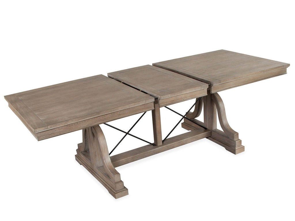 Paxton Place - Trestle Dining Table - Dovetail Gray by Unique Piece Furniture