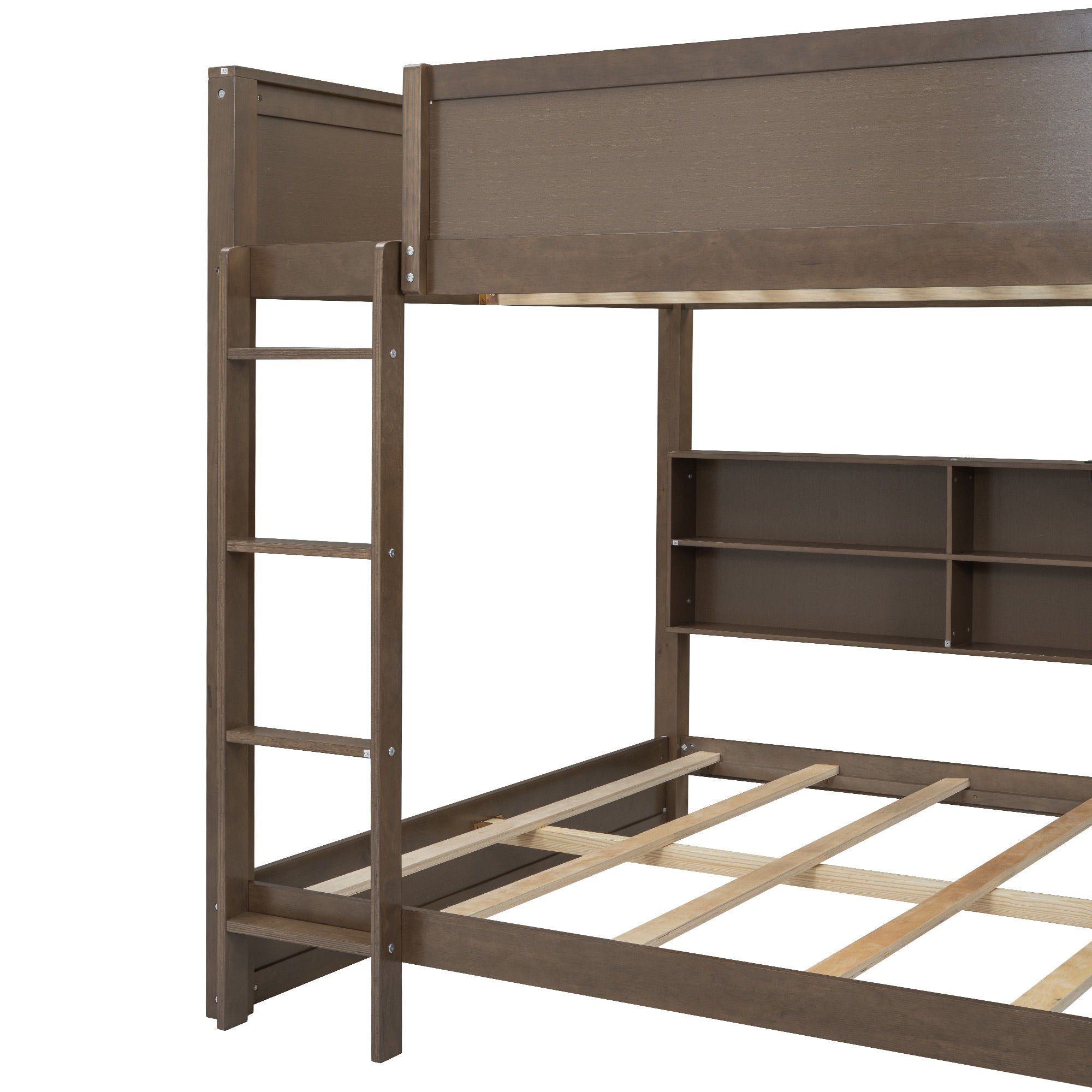 Bunk Bed With Storage Cabinets And USB Ports by Unique Piece Furniture