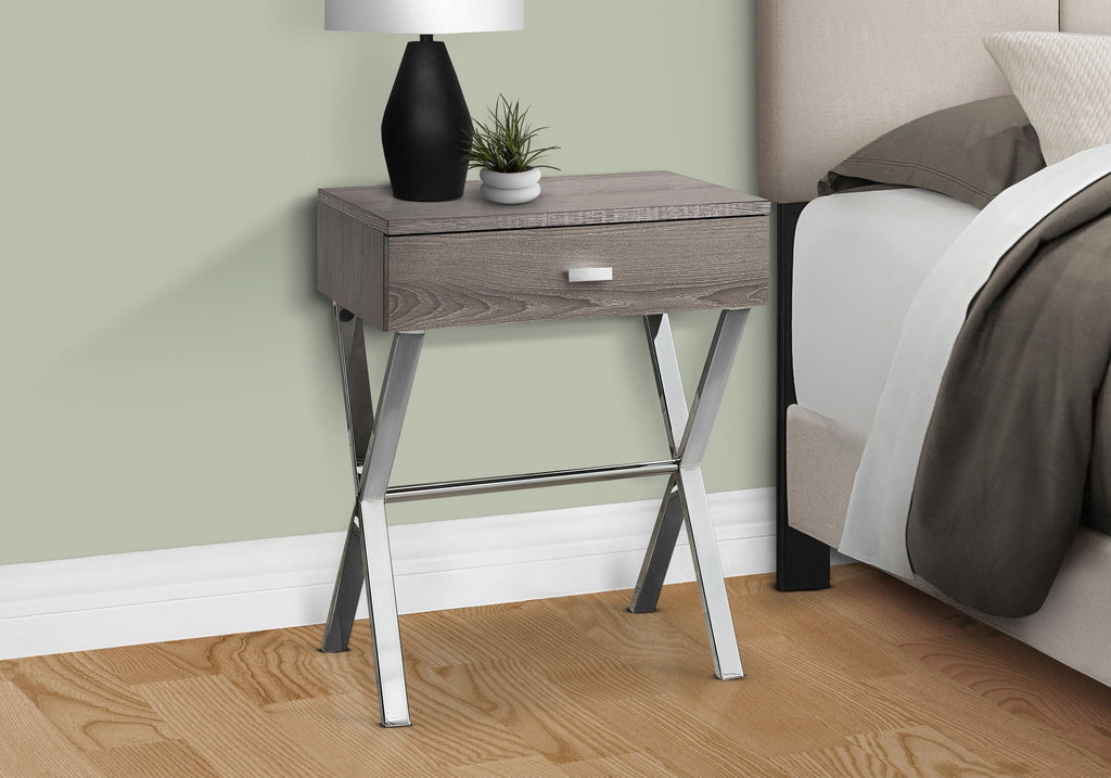 Accent Side X Table, Storage Drawer, Contemporary & Modern by Unique Piece Furniture