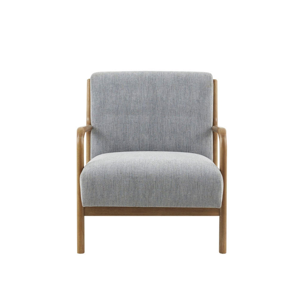 Mid-Century Style Lounge Chair With Upholstered Seat by Unique Piece Furniture