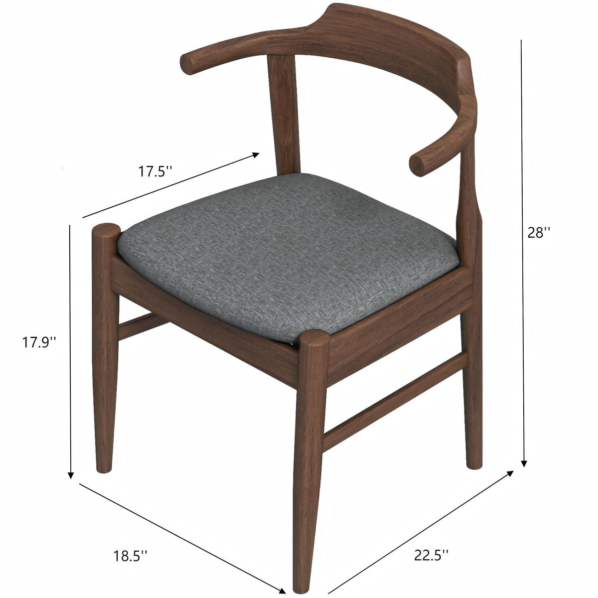 Daisy - Mid-Century Modern Dining Chair (Set of 2) by Unique Piece Furniture