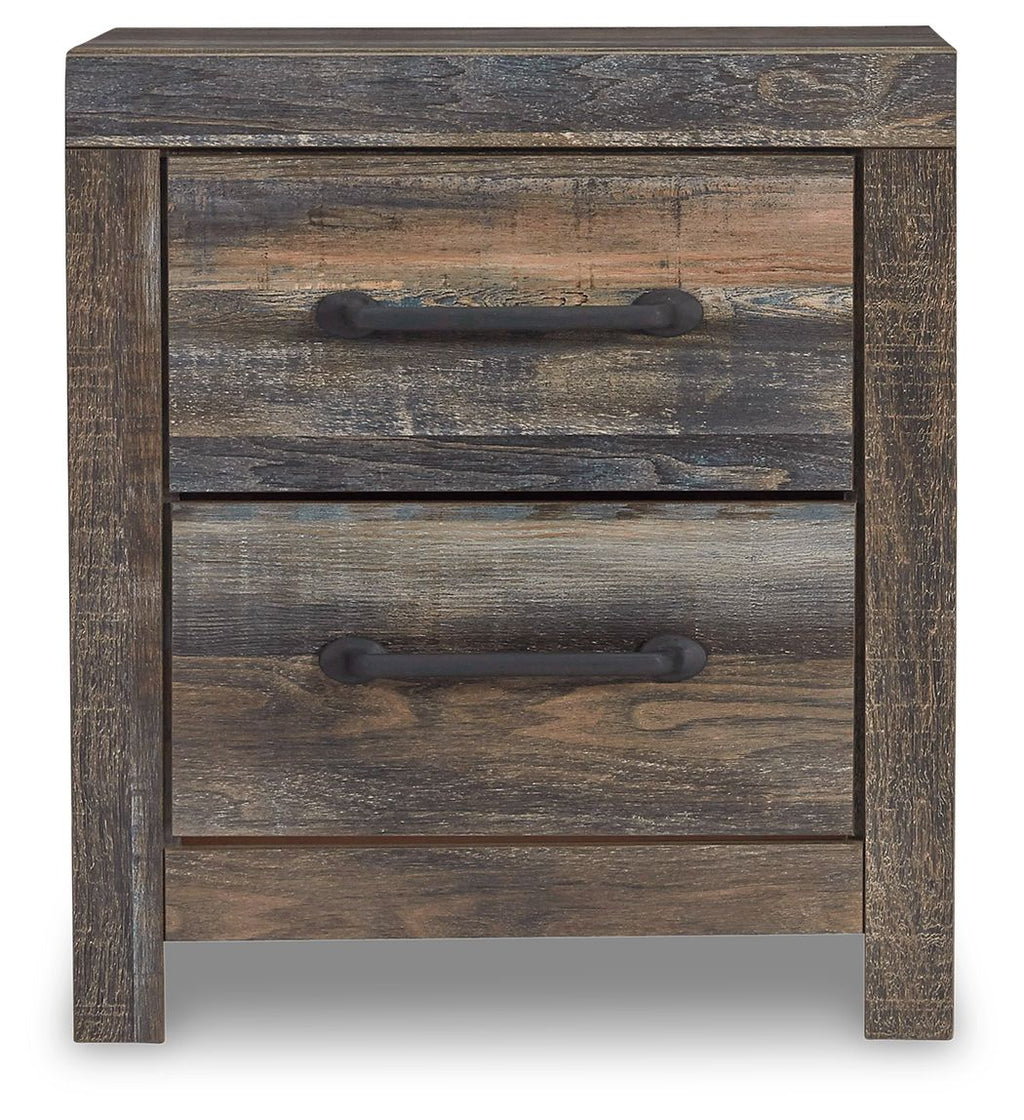 Drystan - Two Drawer Night Stand - Brown / Beige by Unique Piece Furniture