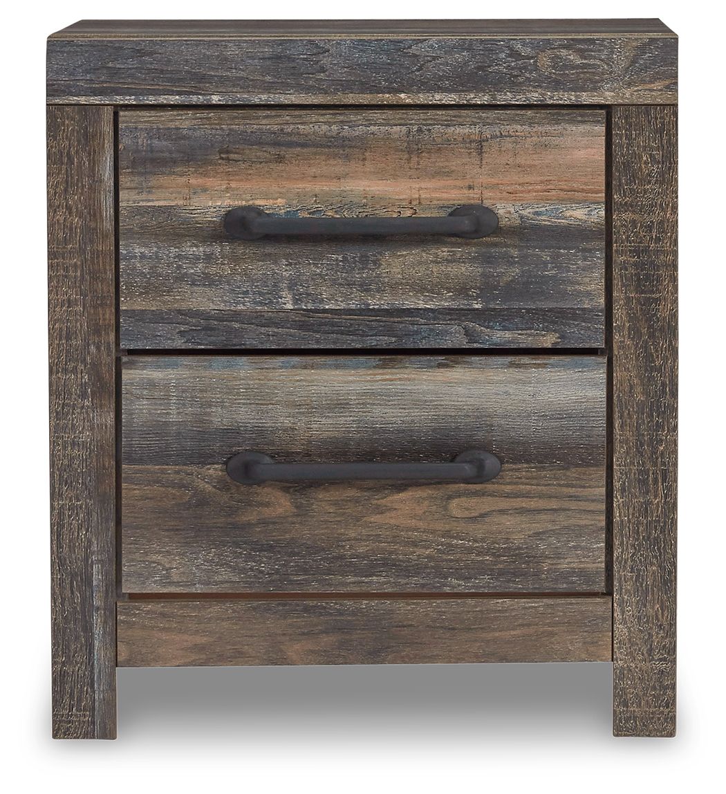 Drystan - Two Drawer Night Stand - Brown / Beige by Unique Piece Furniture