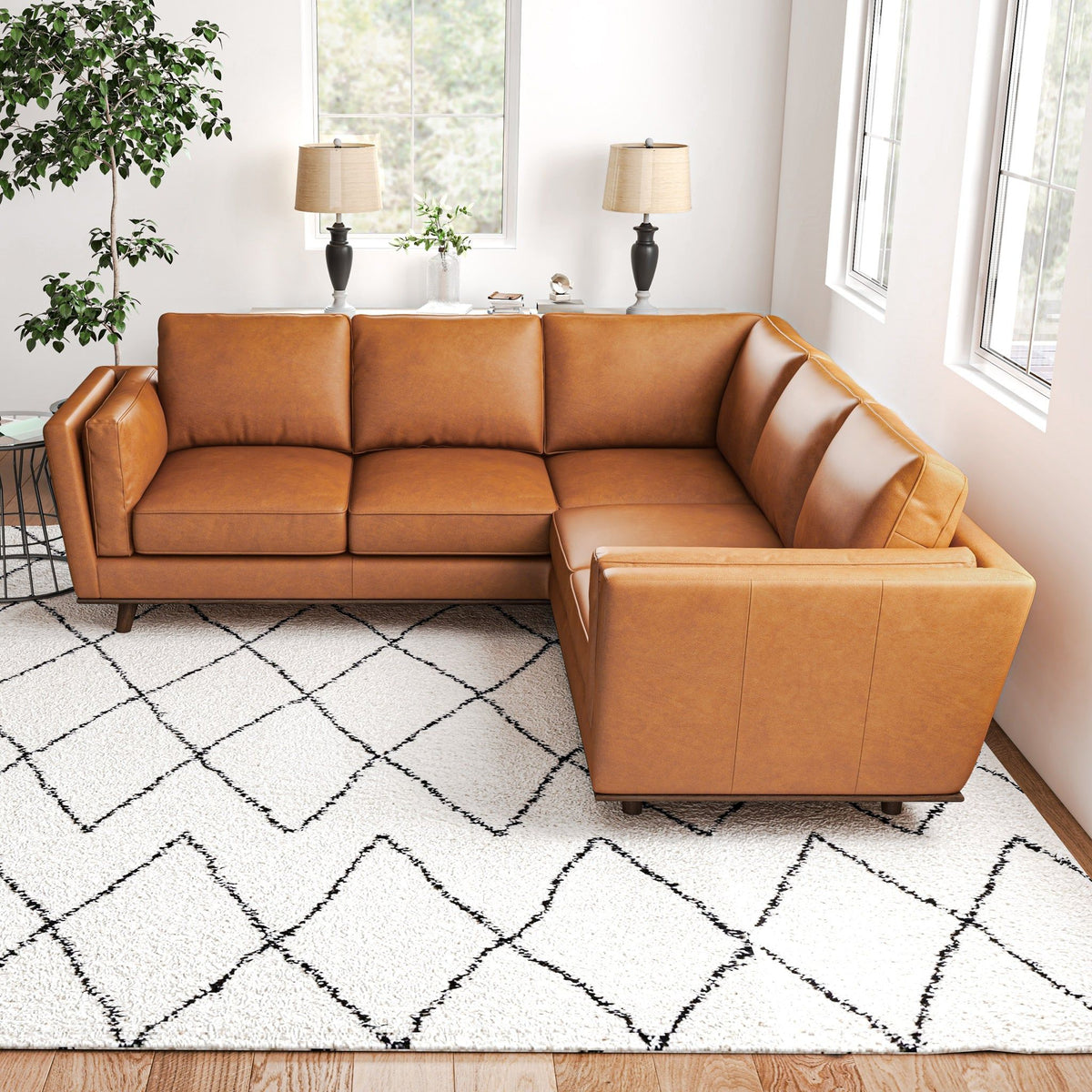 Erman - Corner Sofa - Tan by Unique Piece Furniture