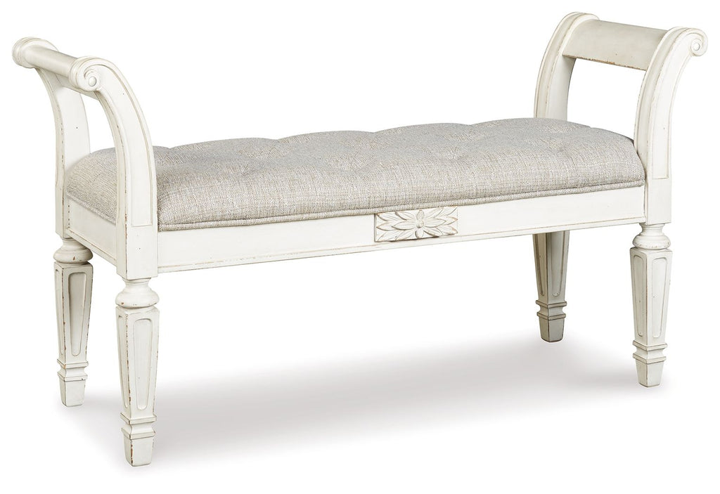 Realyn - Accent Bench - Antique White by Unique Piece Furniture