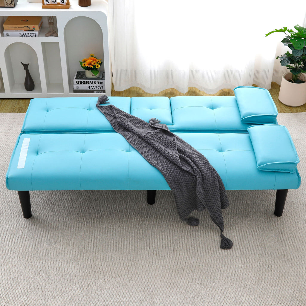 Sofa Bed With Foldable Design And Cup Holder by Unique Piece Furniture