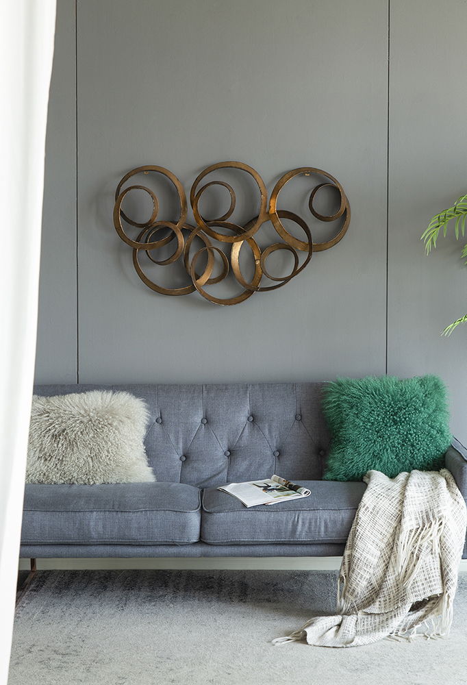 SerethaLeaf Wall Decor - Gold by Unique Piece Furniture
