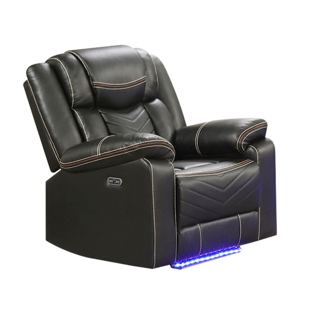 Challenger - LED Power Recliner Chair by Unique Piece Furniture