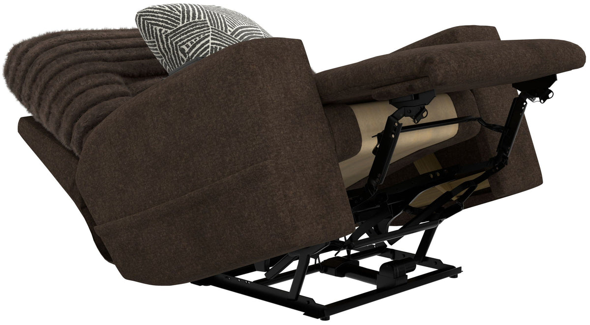 Zen - Power Recliner With CR3 Heat / Massage / Zero Gravity - Chocolate by Unique Piece Furniture