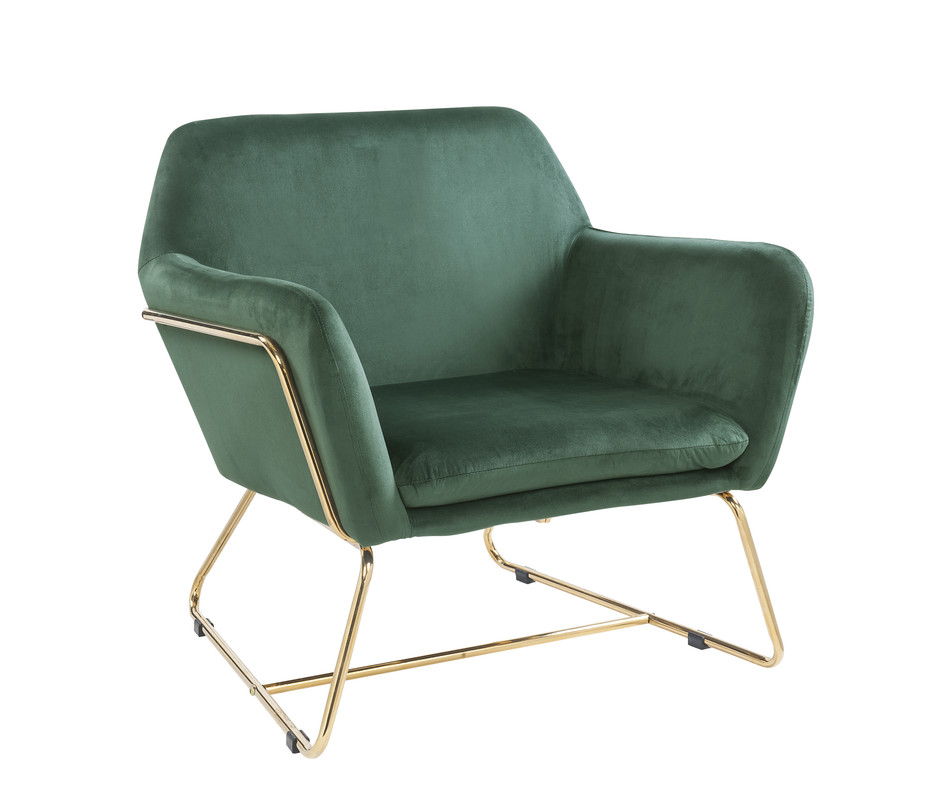 Keira - Accent Chair With Metal Base by Unique Piece Furniture
