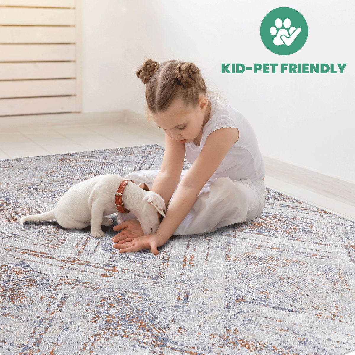 Payas - 2' X 3' Geometric Area Rug - Beige by Unique Piece Furniture