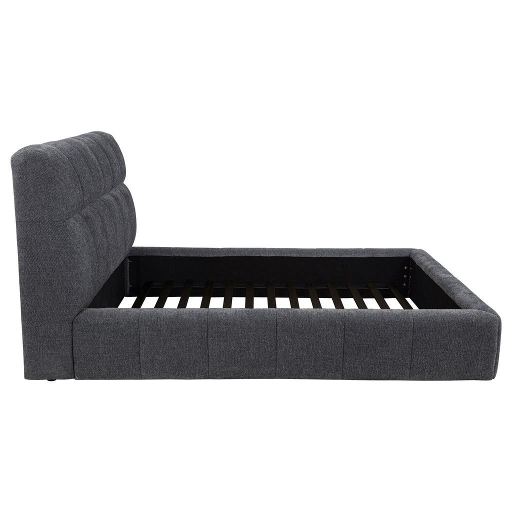 Nollet 48-inch Upholstered Queen Panel Platform Bed Grey by Unique Piece Furniture
