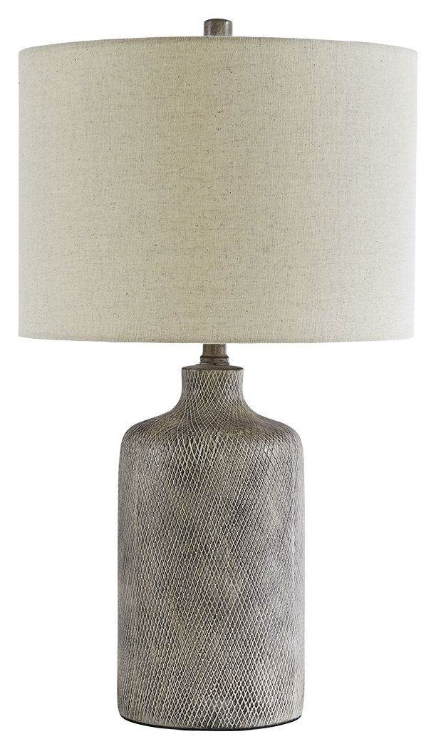 Linus - Ceramic Table Lamp - Antique Black by Unique Piece Furniture