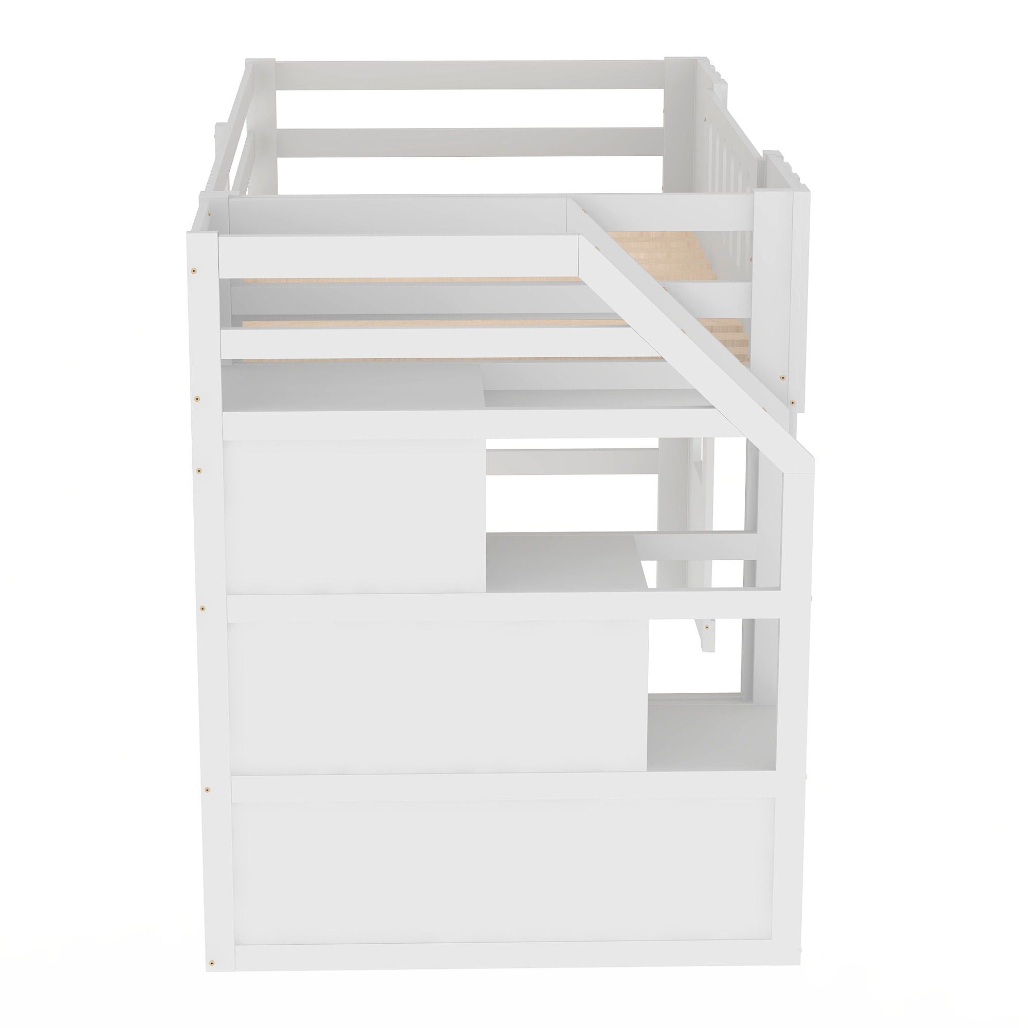 Loft Bed With Storage Staircase And Windows by Unique Piece Furniture