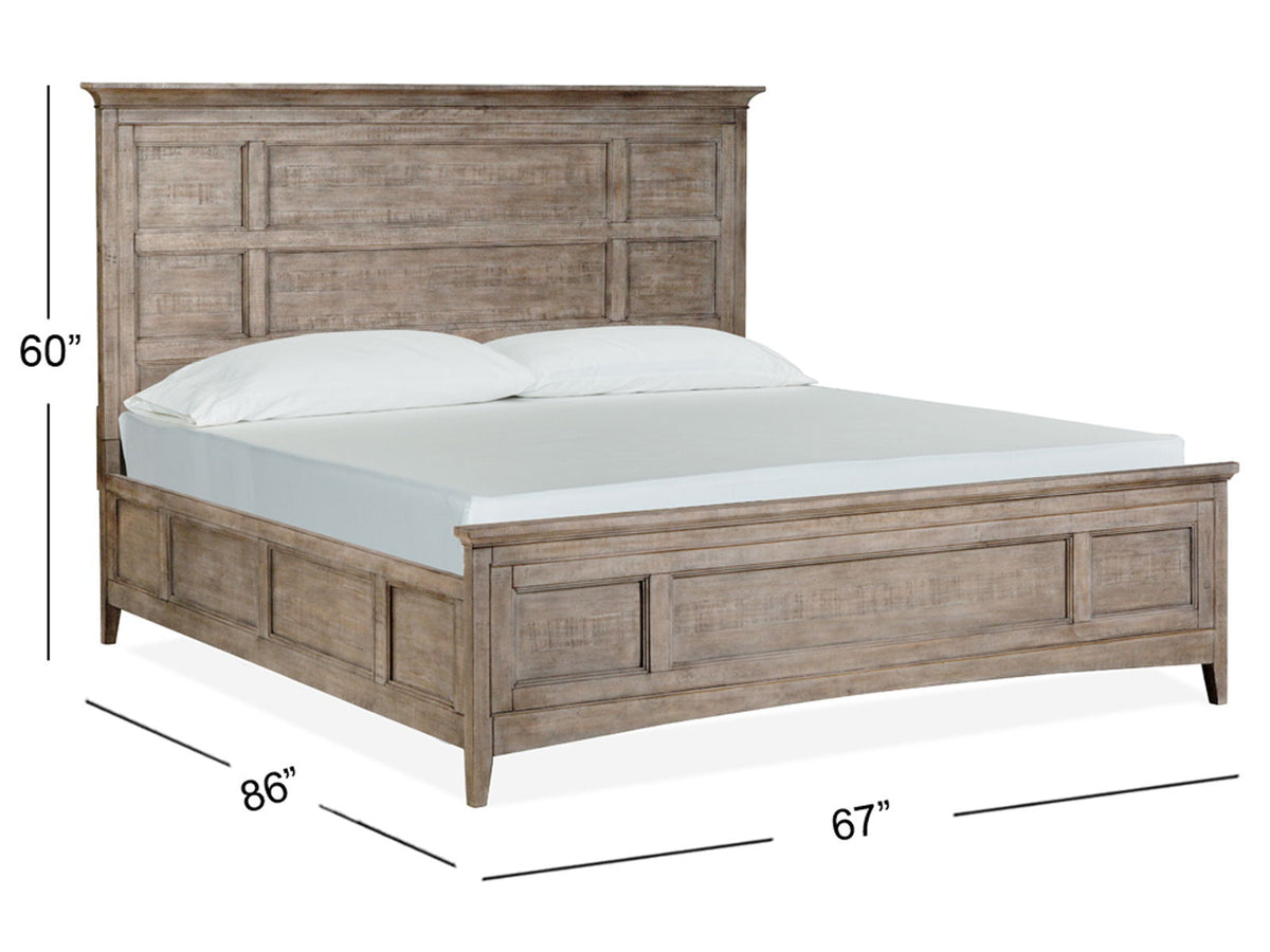Paxton Place - Complete Panel Bed With Regular Rails by Unique Piece Furniture