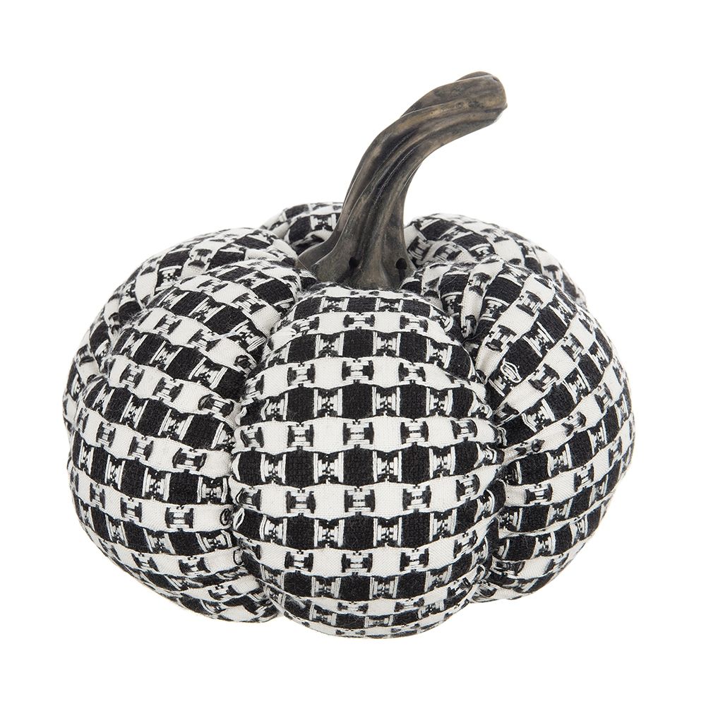 Plaid Pumpkin Decor, For Holiday Halloween Decoration by Unique Piece Furniture