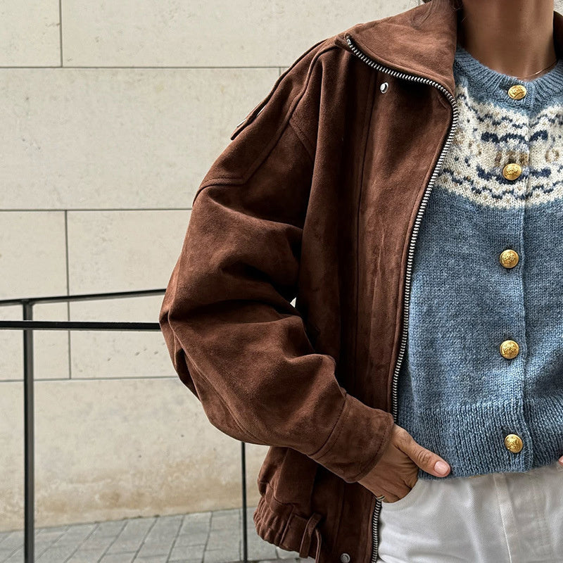 Women's Casual Zip Up Jacket by FitiqueFit
