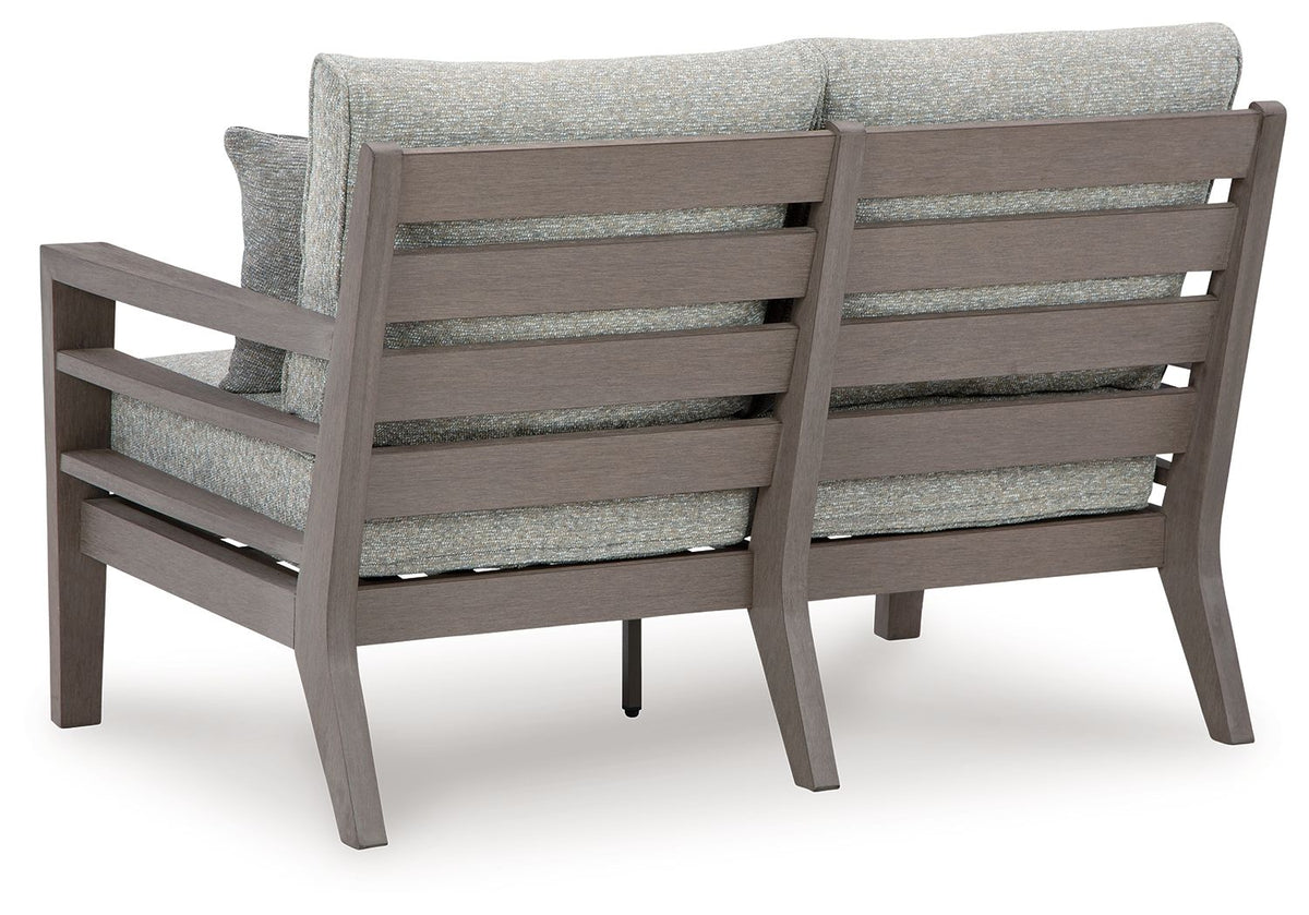 Hillside Barn - Loveseat W/Cushion - Gray / Brown by Unique Piece Furniture