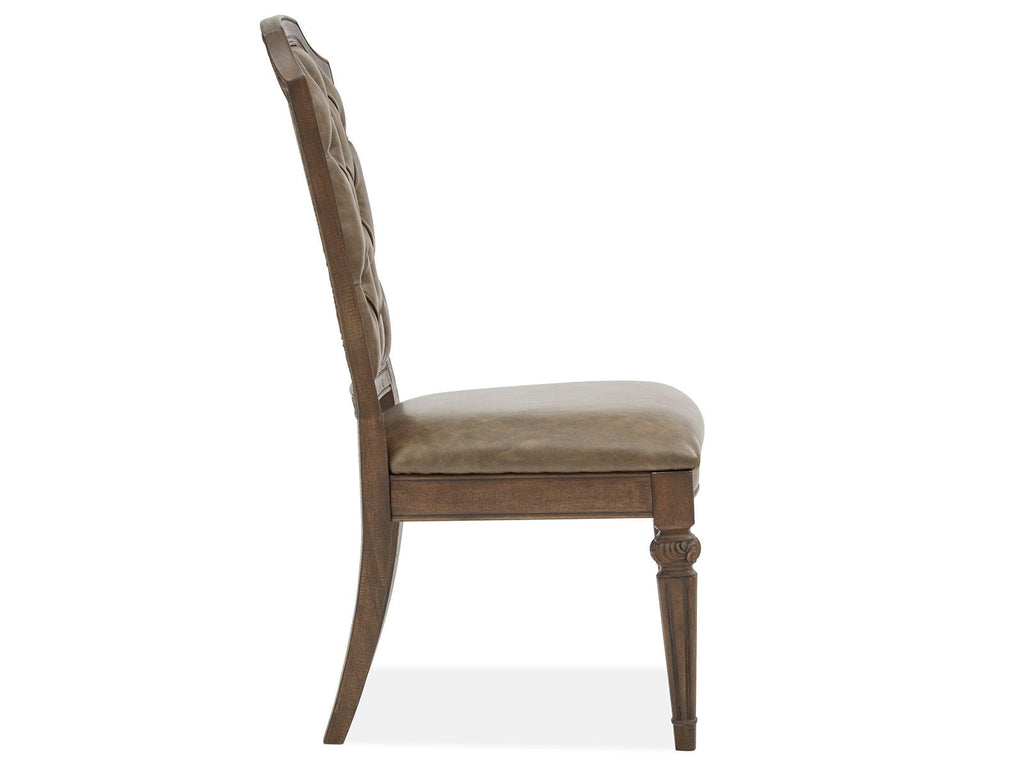 Durango - Wood Dining Side Chair With Upholstered Seat and Back (Set of 2) - Willadeene Brown by Unique Piece Furniture