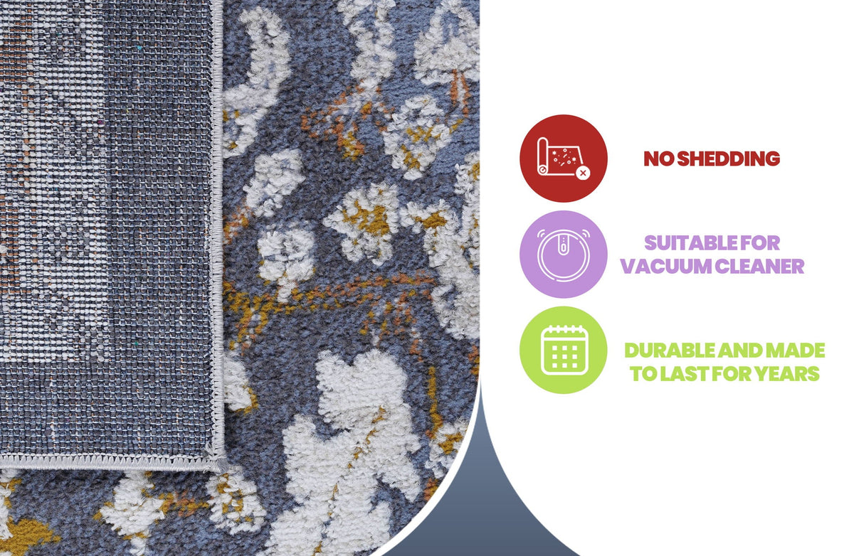 Payas - 2' X 3' Traditional Area Rug - Blue by Unique Piece Furniture