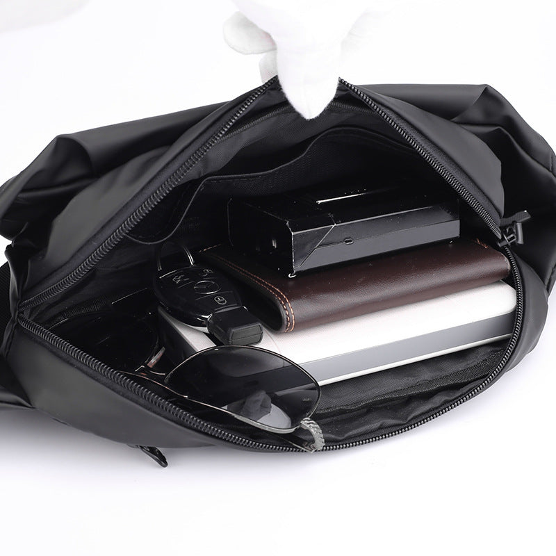 Fanny Pack for Men Women Water Resistant Large Hiking Waist Bag Pack Carrying All Phones for Running Walking Traveling by WAUTTON