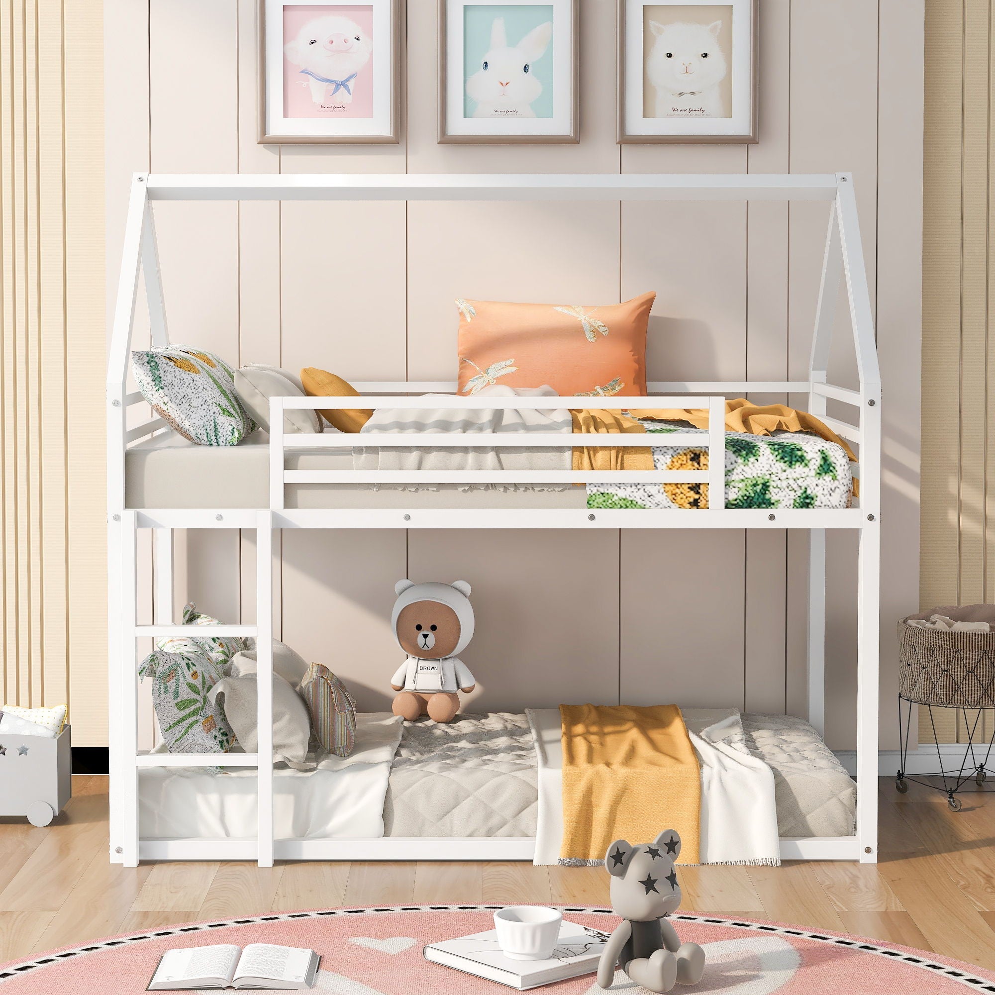 House Bunk Bed With Built In Ladder by Unique Piece Furniture