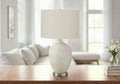 Lighting, Table Lamp, Ceramic, Contemporary - Cream by Unique Piece Furniture