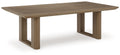 Serene Bay - Rectangular Cocktail Table - Dark Brown by Unique Piece Furniture