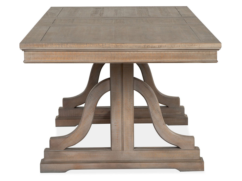 Paxton Place - Trestle Dining Table - Dovetail Gray by Unique Piece Furniture