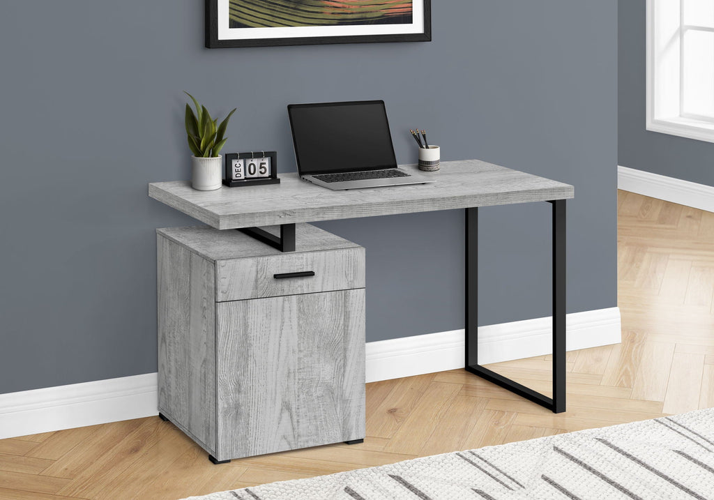 Computer Desk, Home Office, Laptop, Left, Right Set-Up, Storage Drawers, Work, Contemporary, Modern by Unique Piece Furniture
