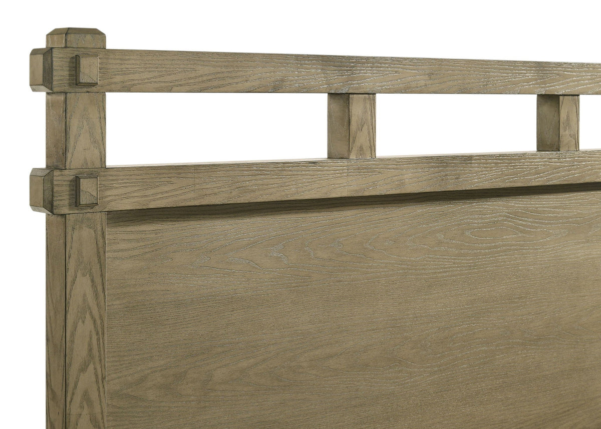 Hazlewood 59-inch Queen Panel Storage Bed Vineyard Oak by Unique Piece Furniture