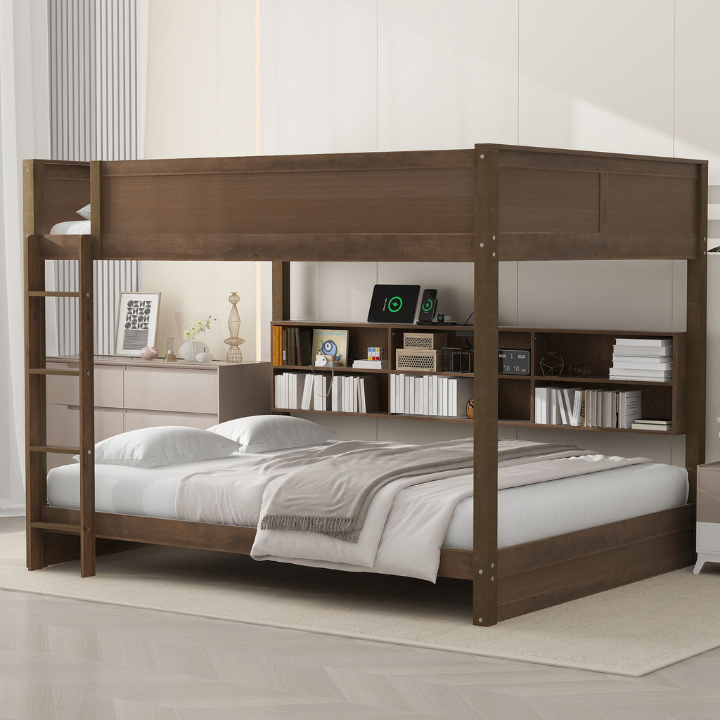Bunk Bed With Storage Cabinets And USB Ports by Unique Piece Furniture