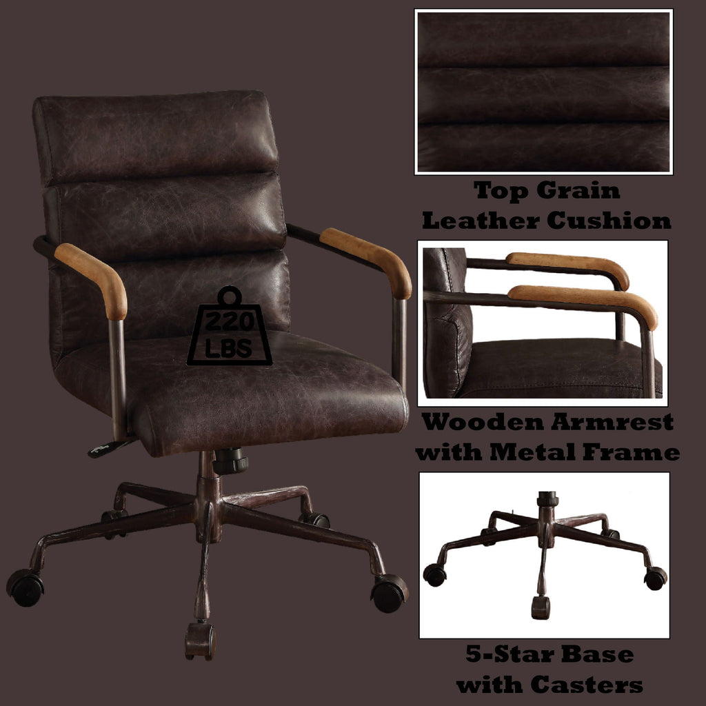 Harith - Retro Top Grain Office Chair by Unique Piece Furniture