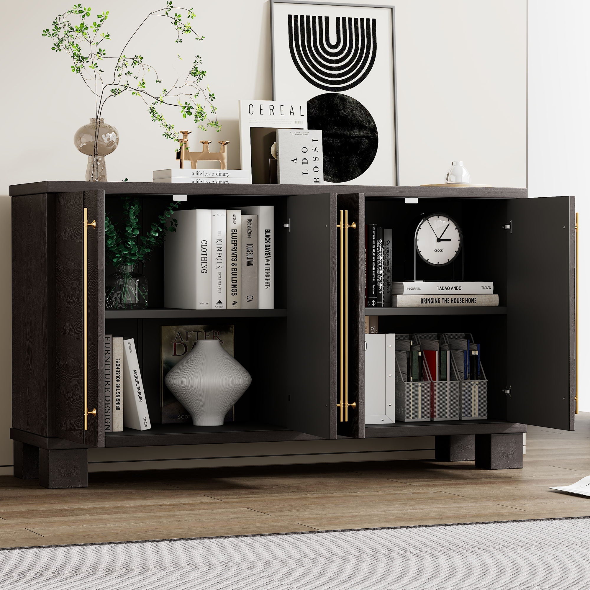 Sideboard With Adjustable Shelves by Unique Piece Furniture