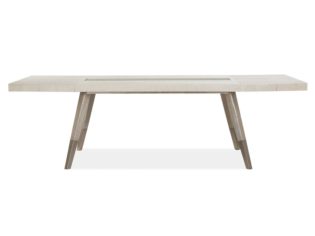 Lenox - Rectangular Dining Table - Warm Silver by Unique Piece Furniture