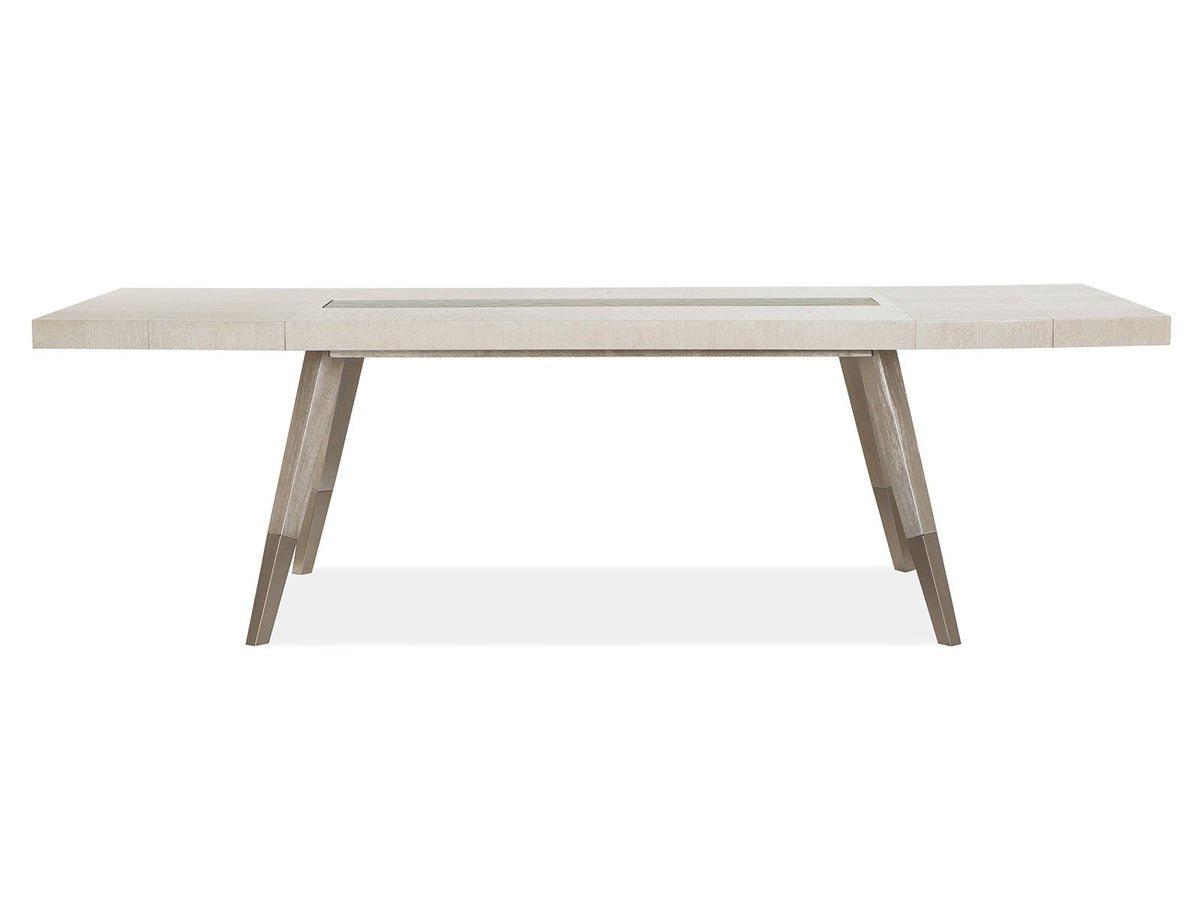 Lenox - Rectangular Dining Table - Warm Silver by Unique Piece Furniture