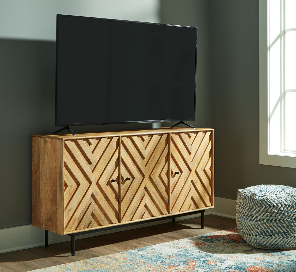 Cadewick - Accent Cabinet - Natural by Unique Piece Furniture