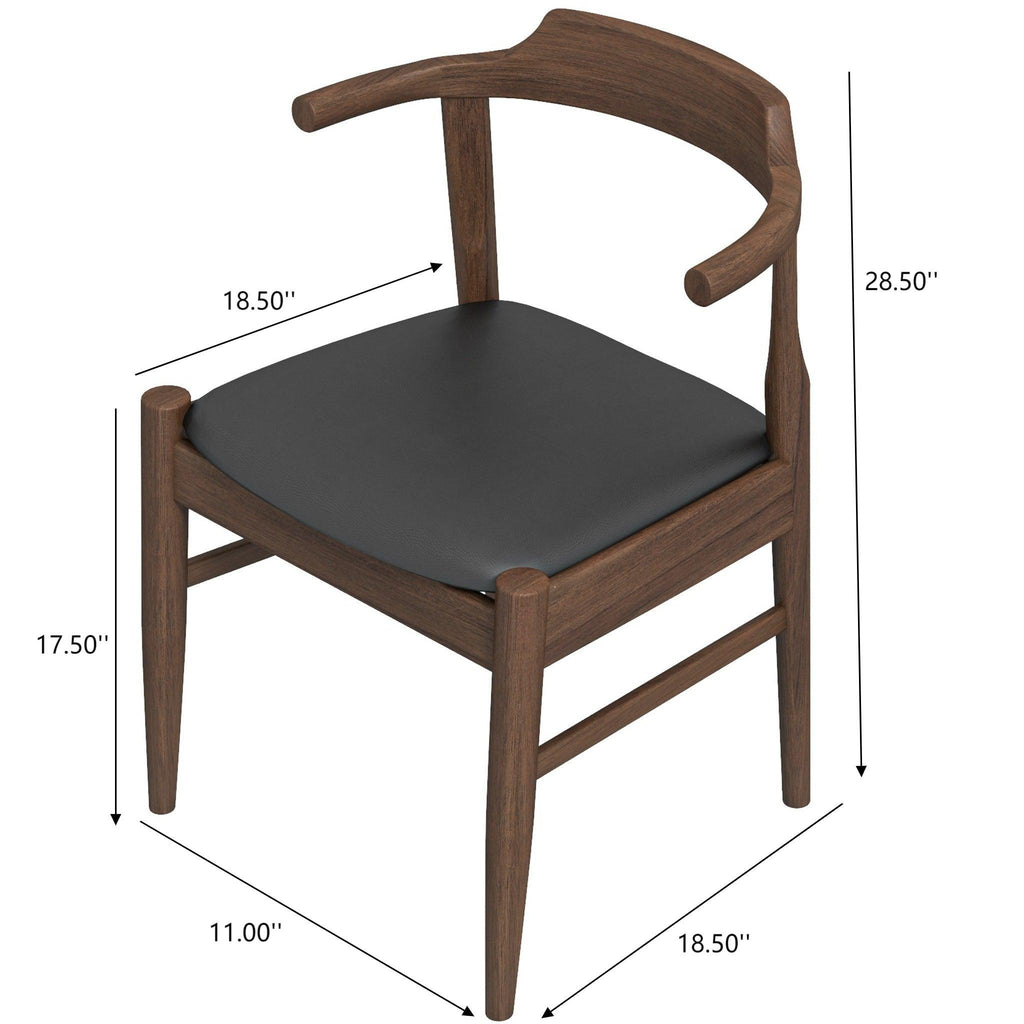 Leon - Mid-Century Modern Dining Chair (Set of 2) by Unique Piece Furniture