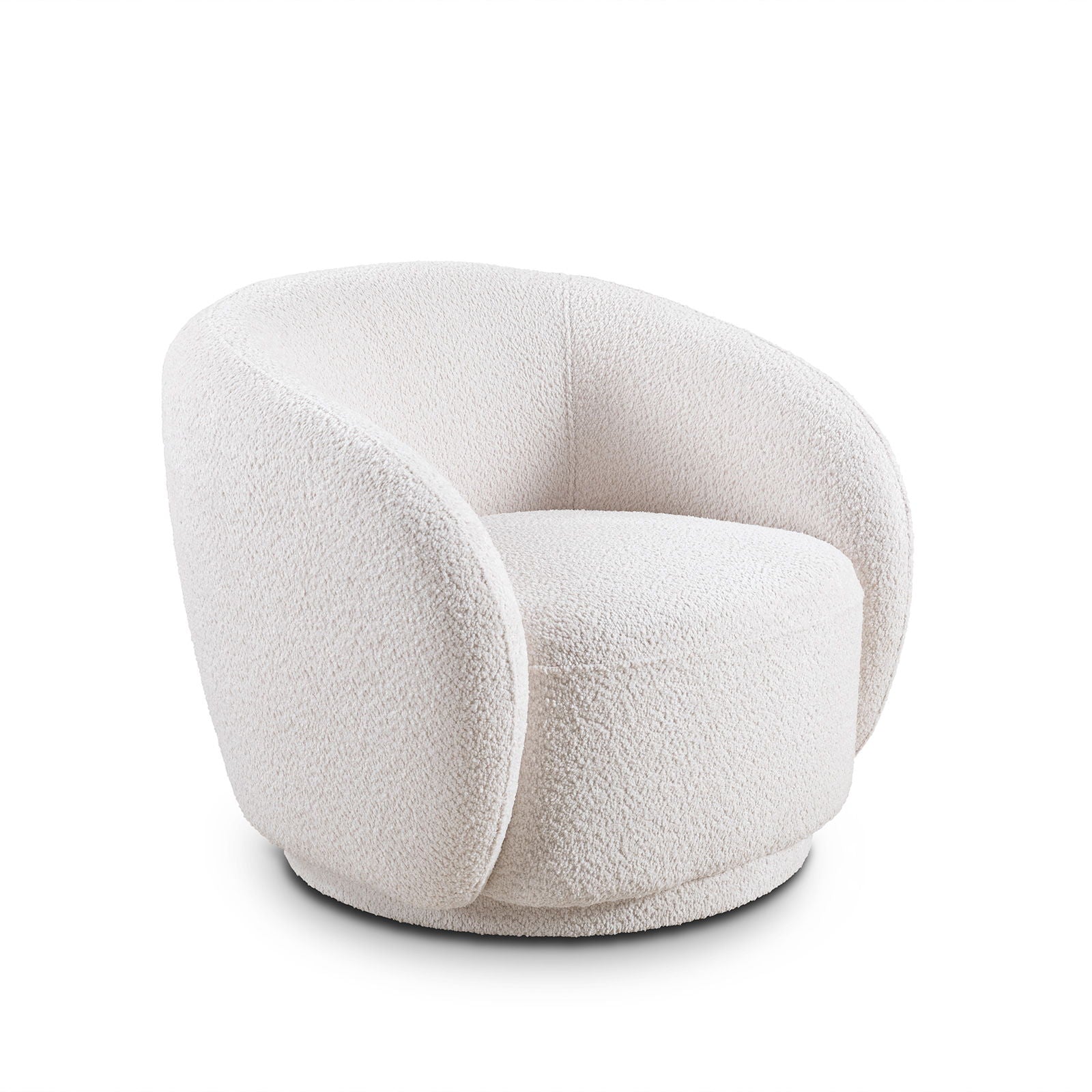 Swivel Accent Upholstered Barrel Chair by Unique Piece Furniture