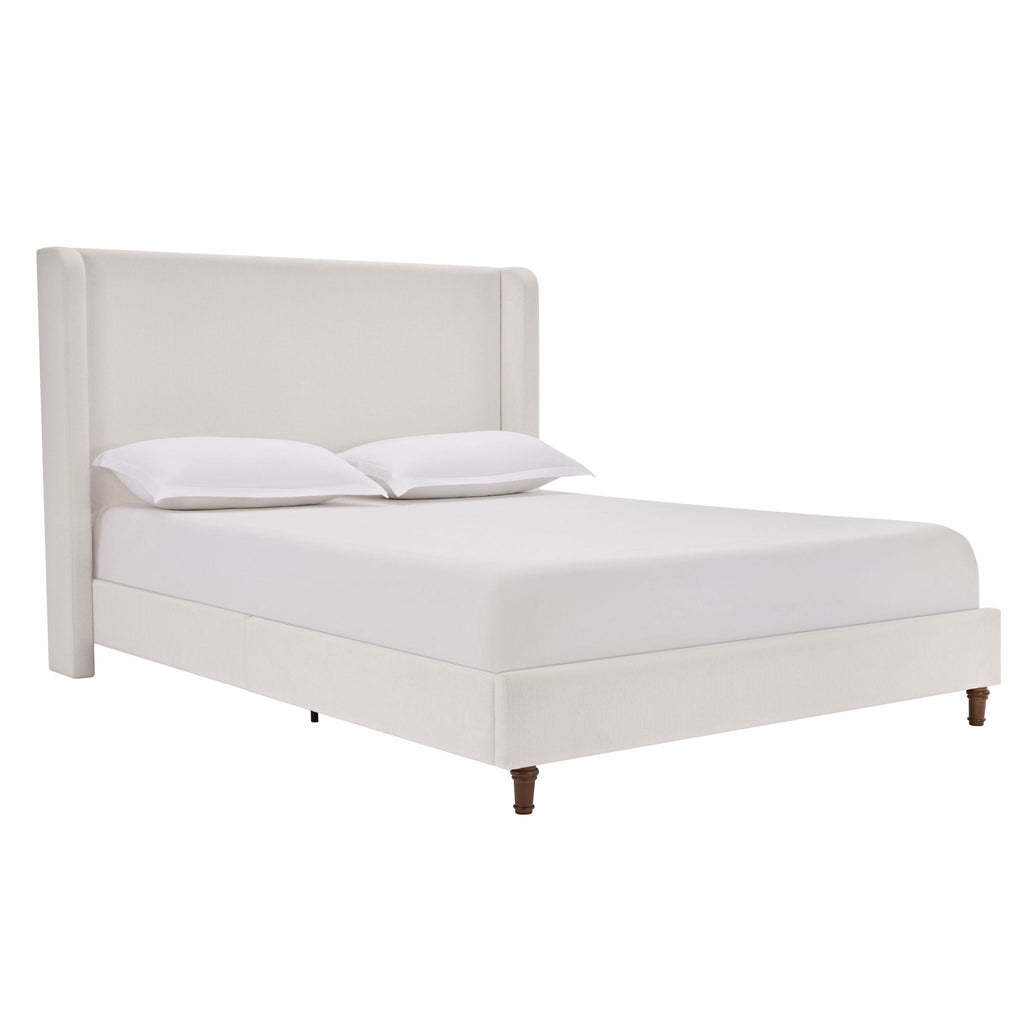 Harper - Tall Headboard Upholstered Bed / High Headboard / Elegant Simplicity / No Box Spring Needed by Unique Piece Furniture